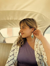 Load image into Gallery viewer, ONE OF A KIND- Cactus Sun Beaded Earrings