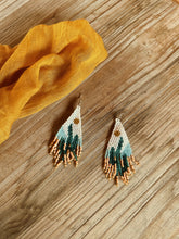 Load image into Gallery viewer, ONE OF A KIND- Cactus Sun Beaded Earrings