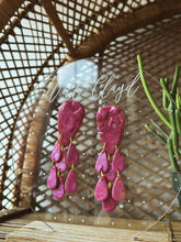 Load image into Gallery viewer, ONE OF A KIND- Gypsy Dagger Earrings ( Fuchsia)