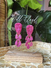 Load image into Gallery viewer, ONE OF A KIND- Gypsy Dagger Earrings ( Fuchsia)